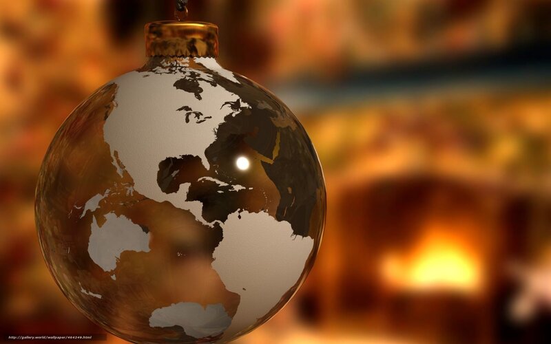 Christmas ornament globe
