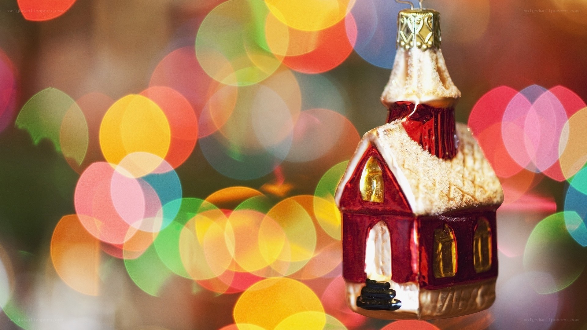 Christmas ornament house