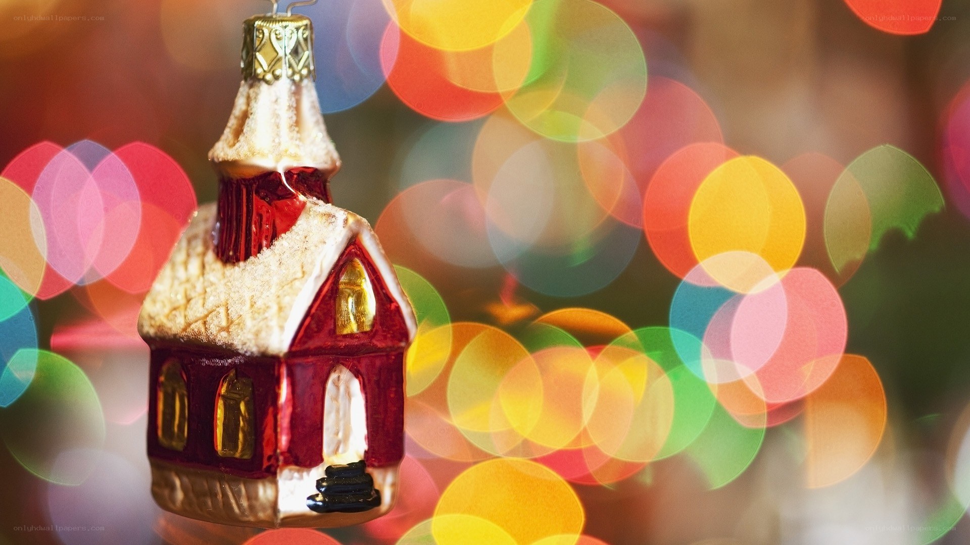 Christmas ornament house