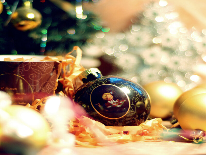 Christmas Ornament on Gift