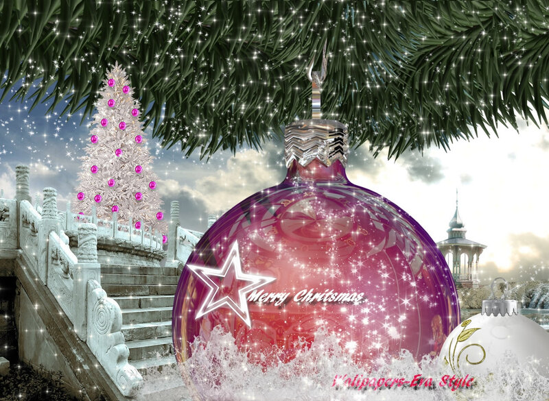 Christmas Ornament — Purple