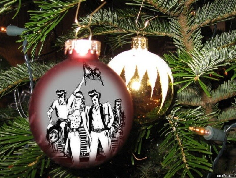 Christmas Ornament with Band Art