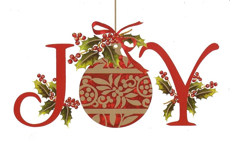 Christmas Ornament with Holly — Red