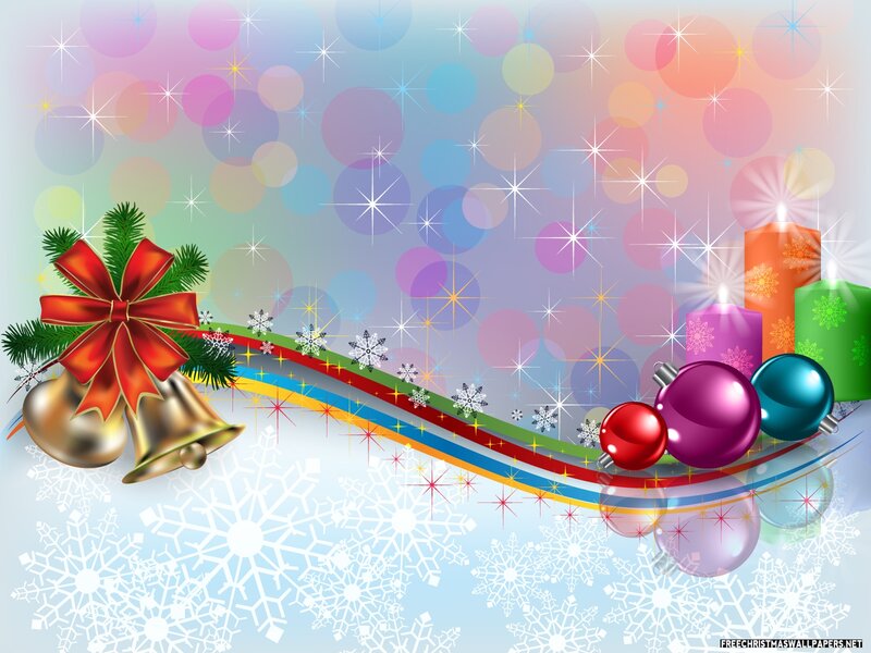 Christmas Ornaments and Bells — Blue, Festive, Winter