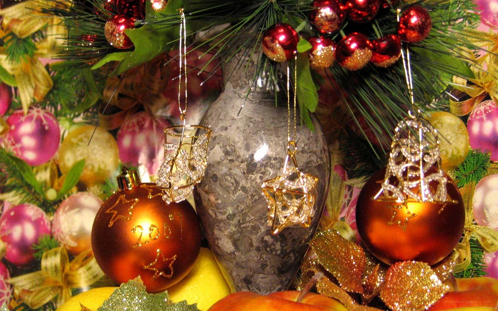 Christmas ornaments and decorations