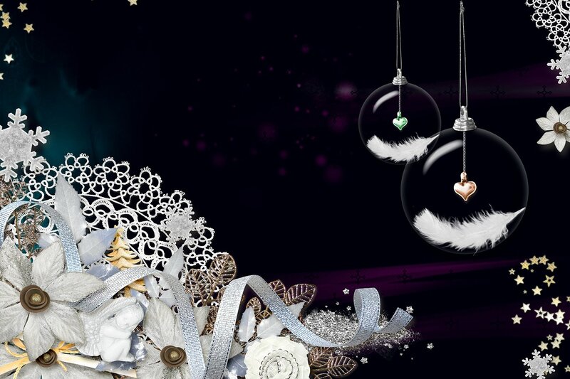 Christmas Ornaments and Decorations — Black