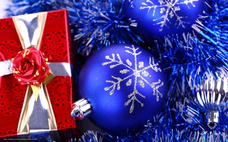 Christmas ornaments and gift