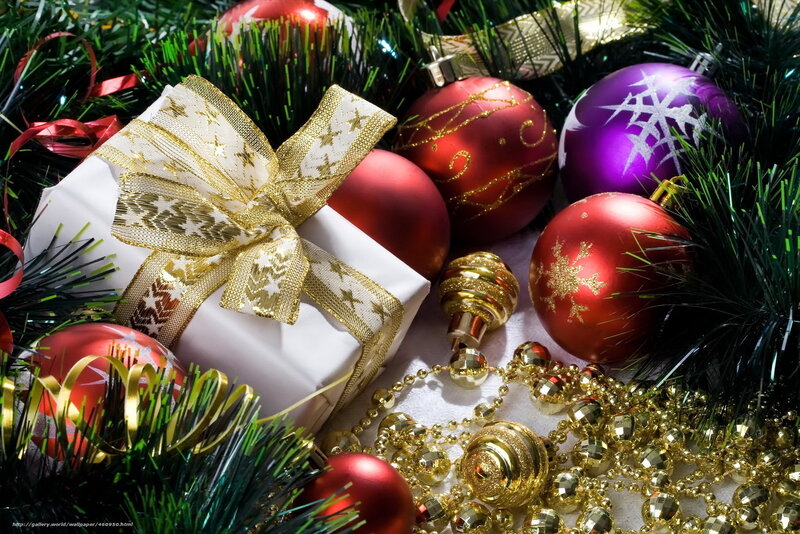 Christmas ornaments and gift