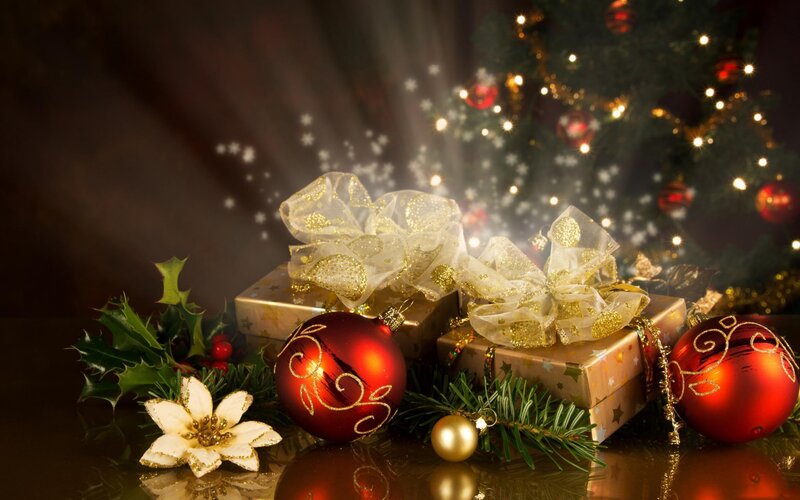 Christmas ornaments and gifts