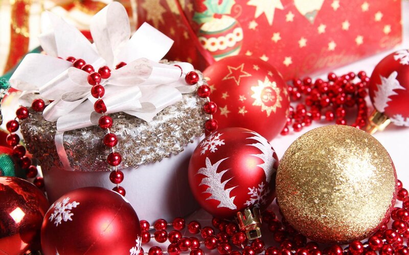 Christmas ornaments and gifts