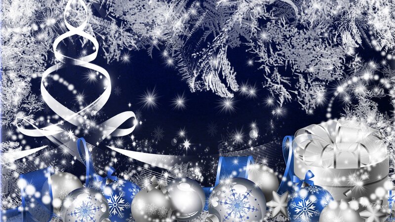 Christmas Ornaments and Gifts — Blue