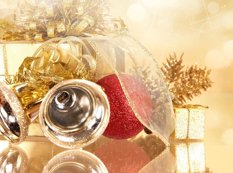 Christmas Ornaments and Gifts — Gold
