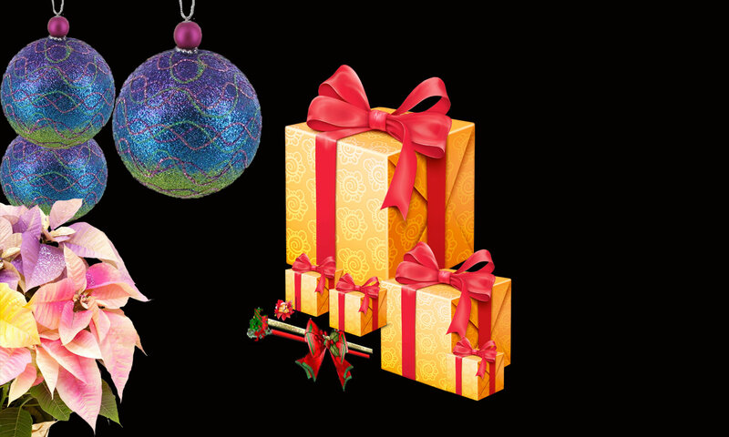 Christmas Ornaments and Gifts — Yellow