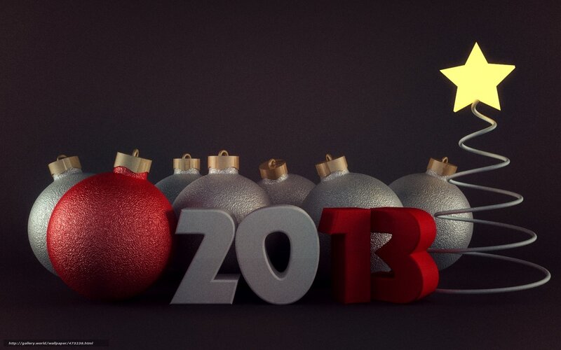 Christmas Ornaments and Numbers — Red