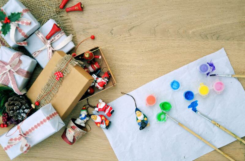 Christmas Ornaments and Paints