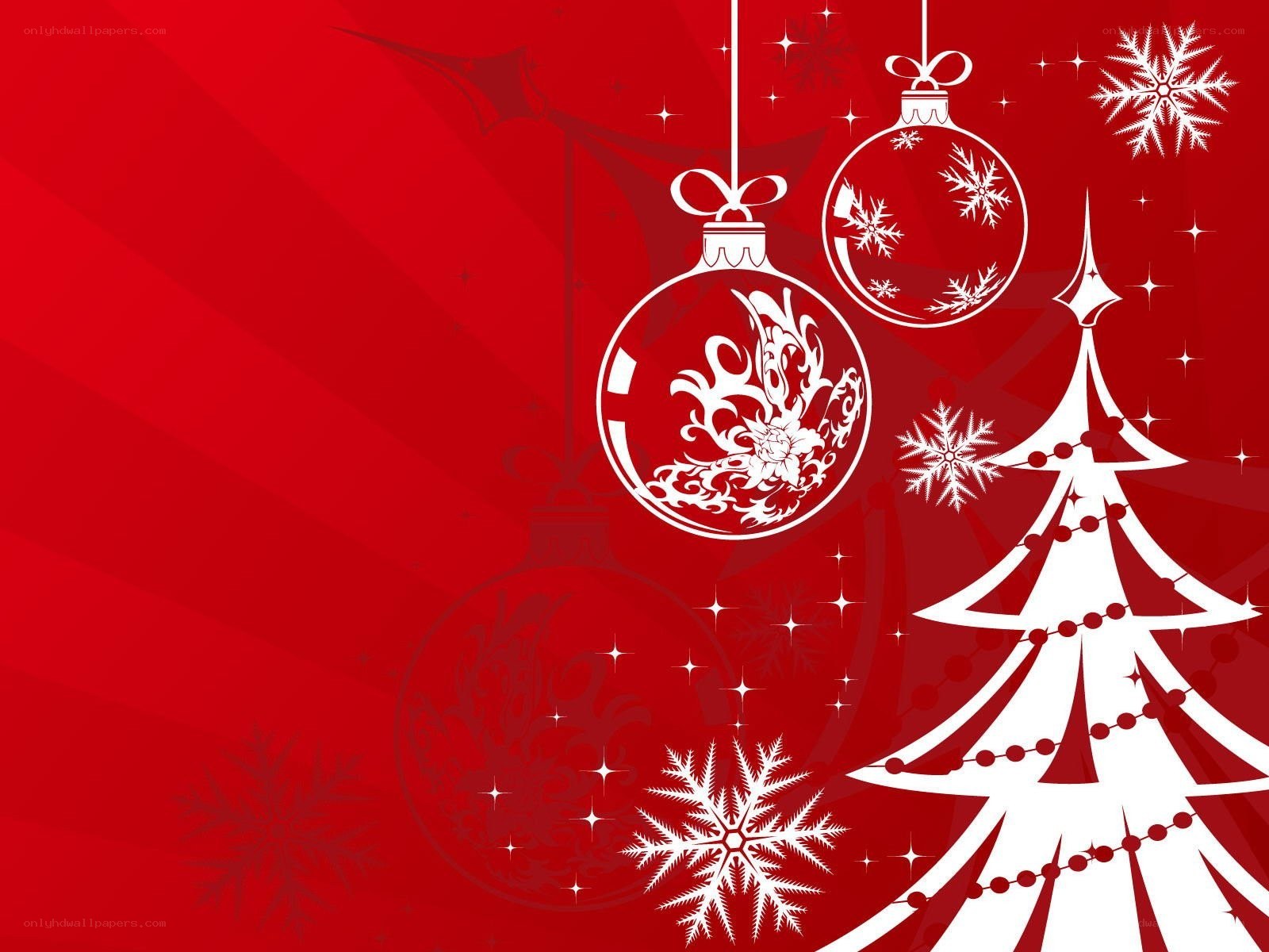 Christmas ornaments and tree