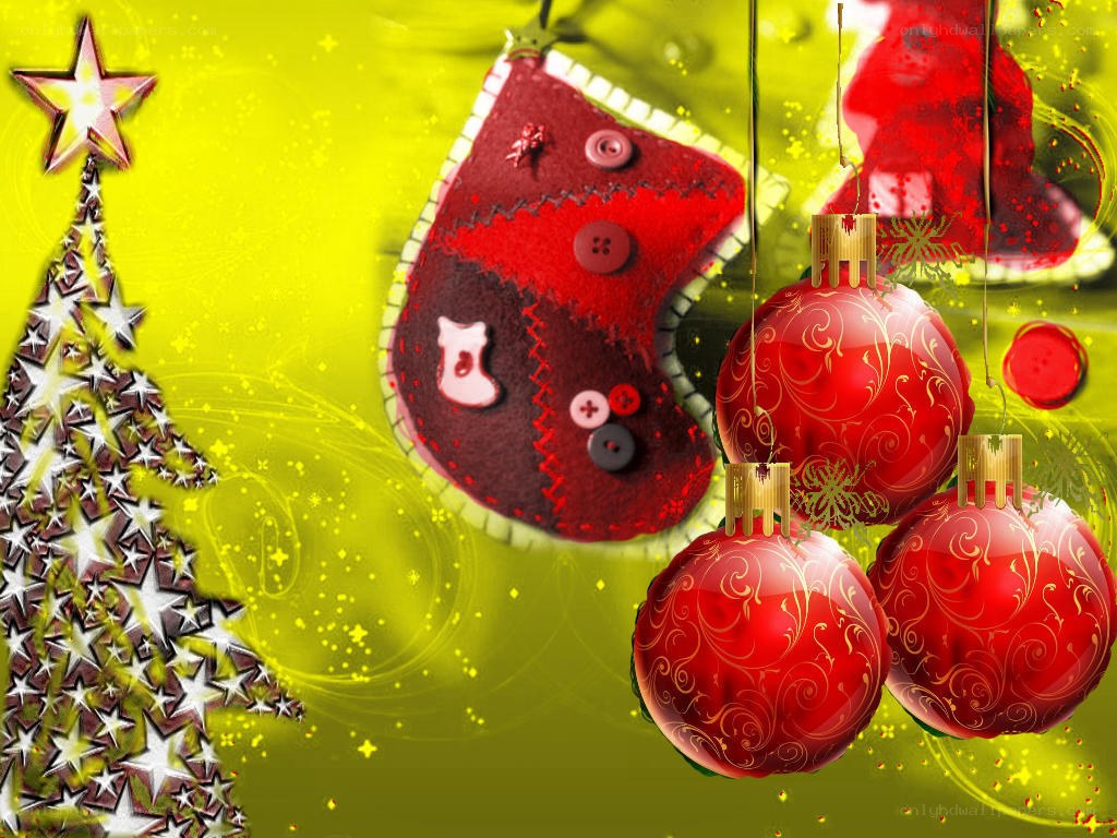 Christmas ornaments and tree