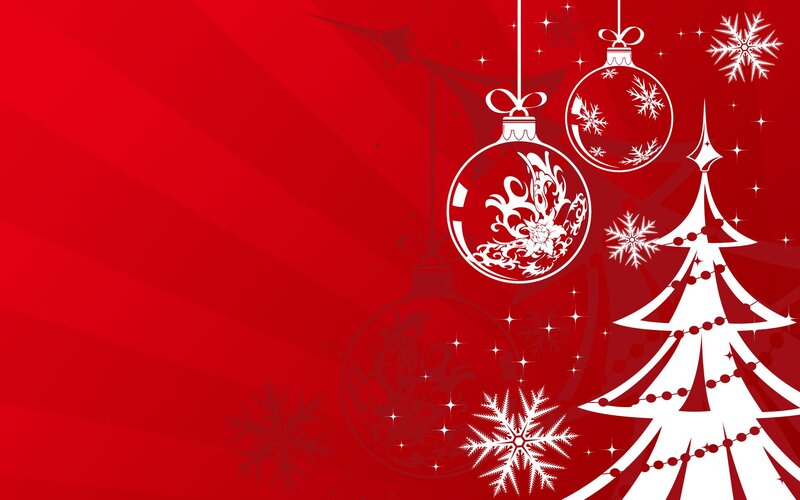 Christmas ornaments background