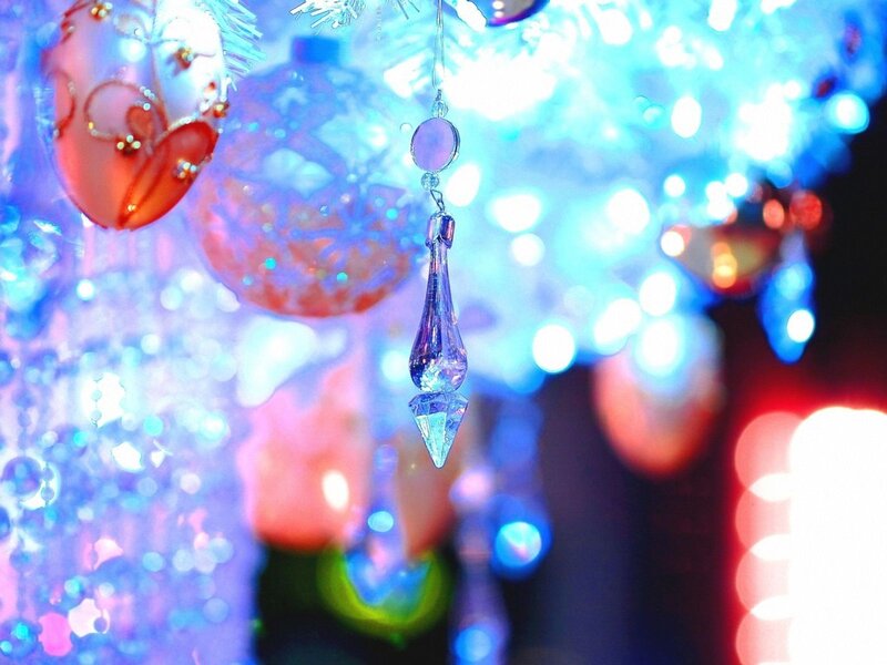 Christmas Ornaments — Blue, Festive, Night