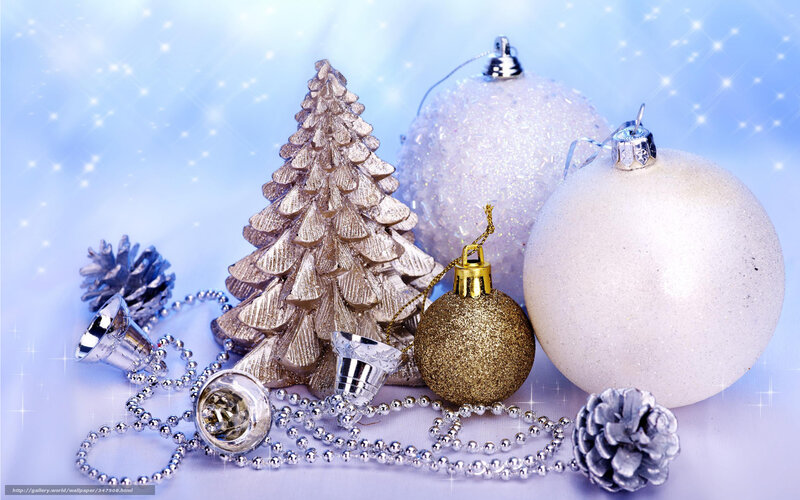 Christmas Ornaments — Blue, Festive, Winter, Photograph, Pinecones