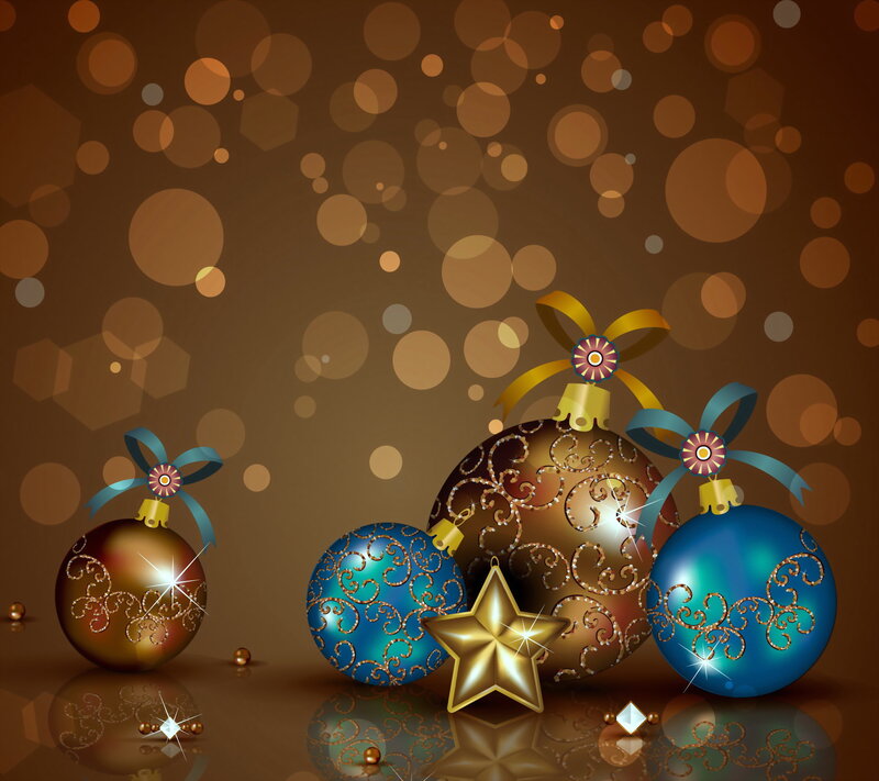 Christmas Ornaments — Brown