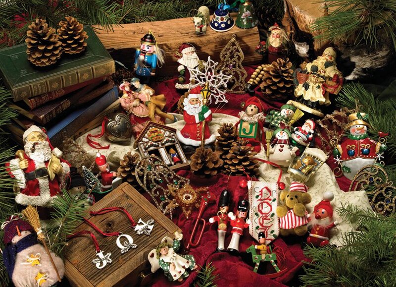 Christmas Ornaments Collection — Red, Festive