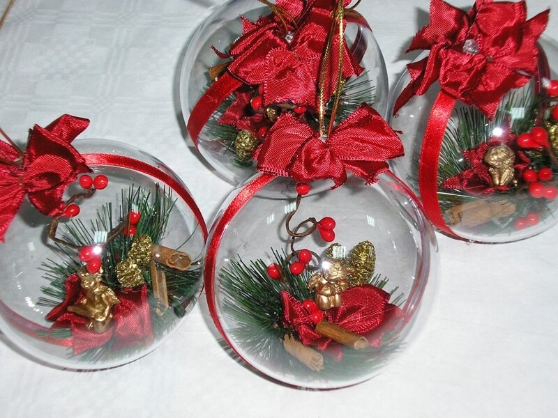 Christmas Ornaments in Glass Balls