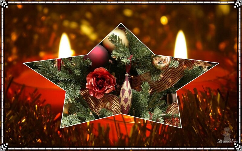 Christmas Ornaments in Star