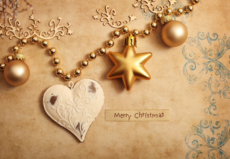 Christmas Ornaments on Paper