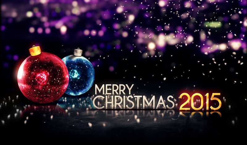 Christmas Ornaments — Purple, Festive, Night, 3d Render