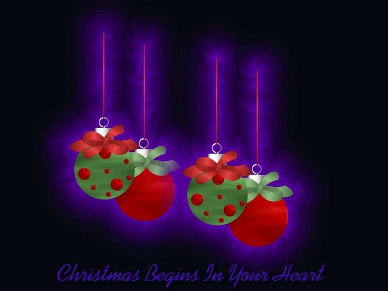 Christmas ornaments with text