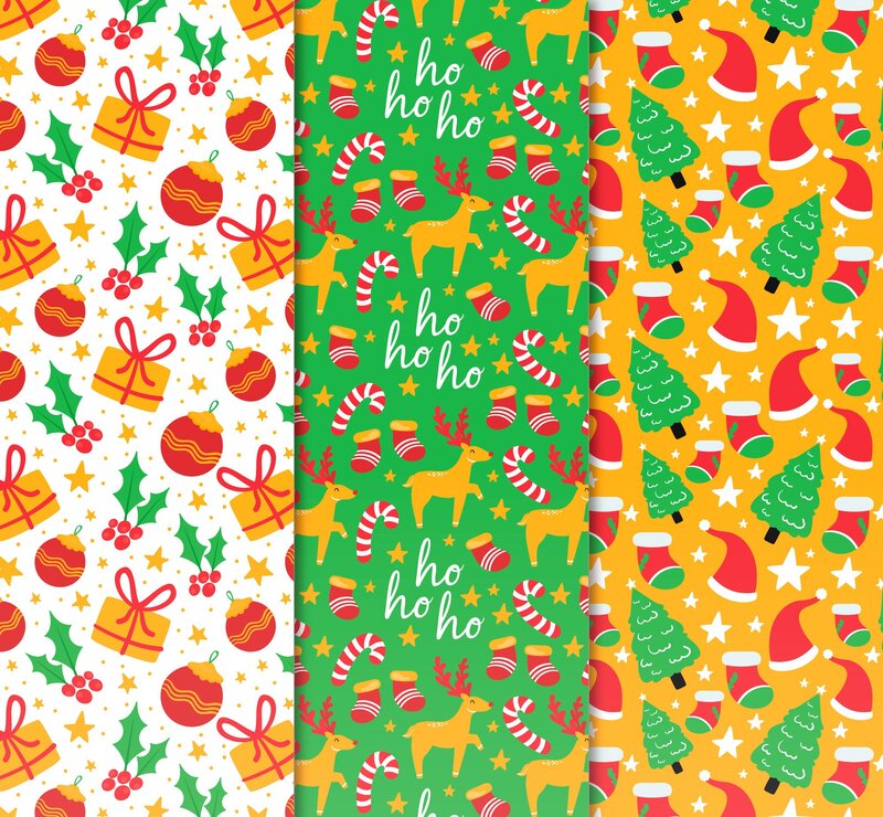 Christmas Pattern Design — Green
