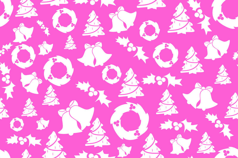 Christmas Pattern — Pink