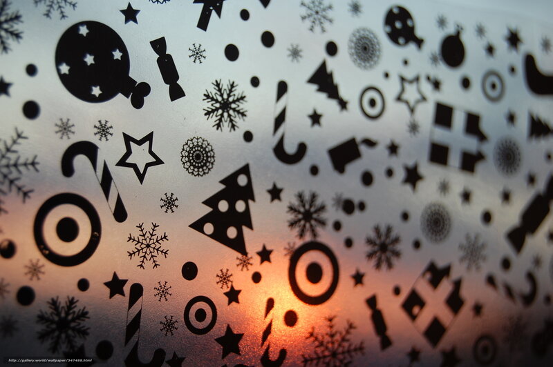 Christmas pattern with lights