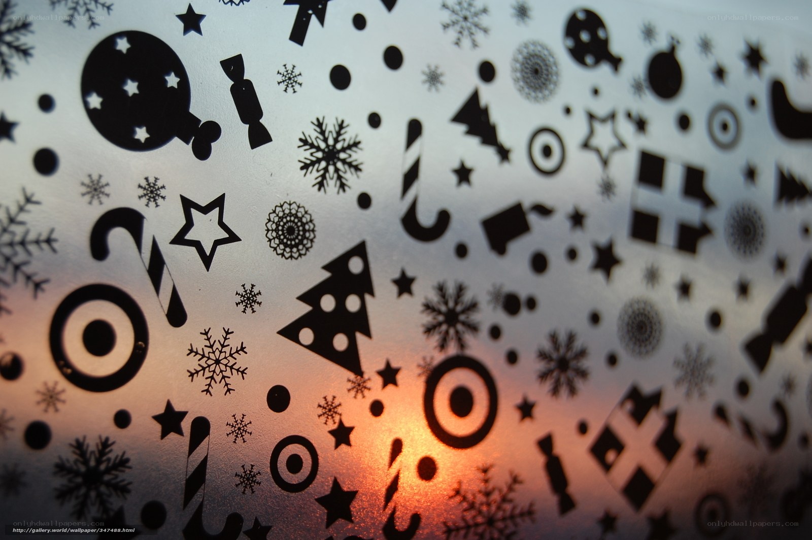 Christmas pattern with lights