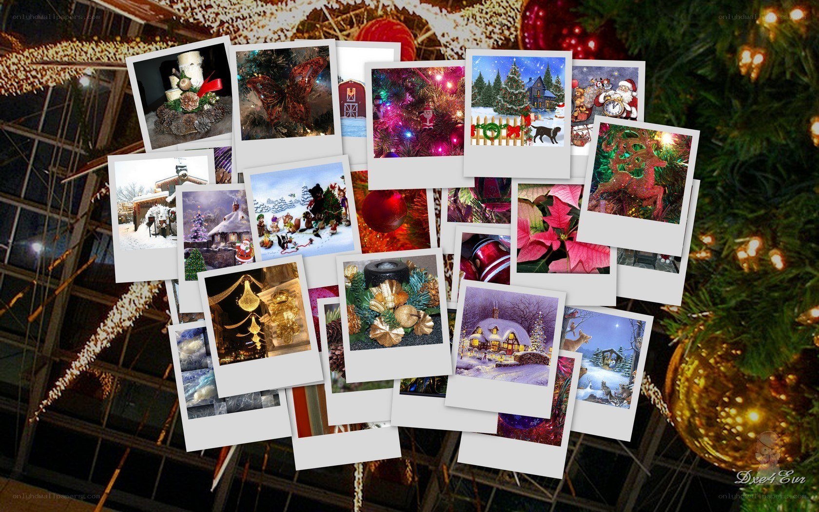 Christmas photo collage