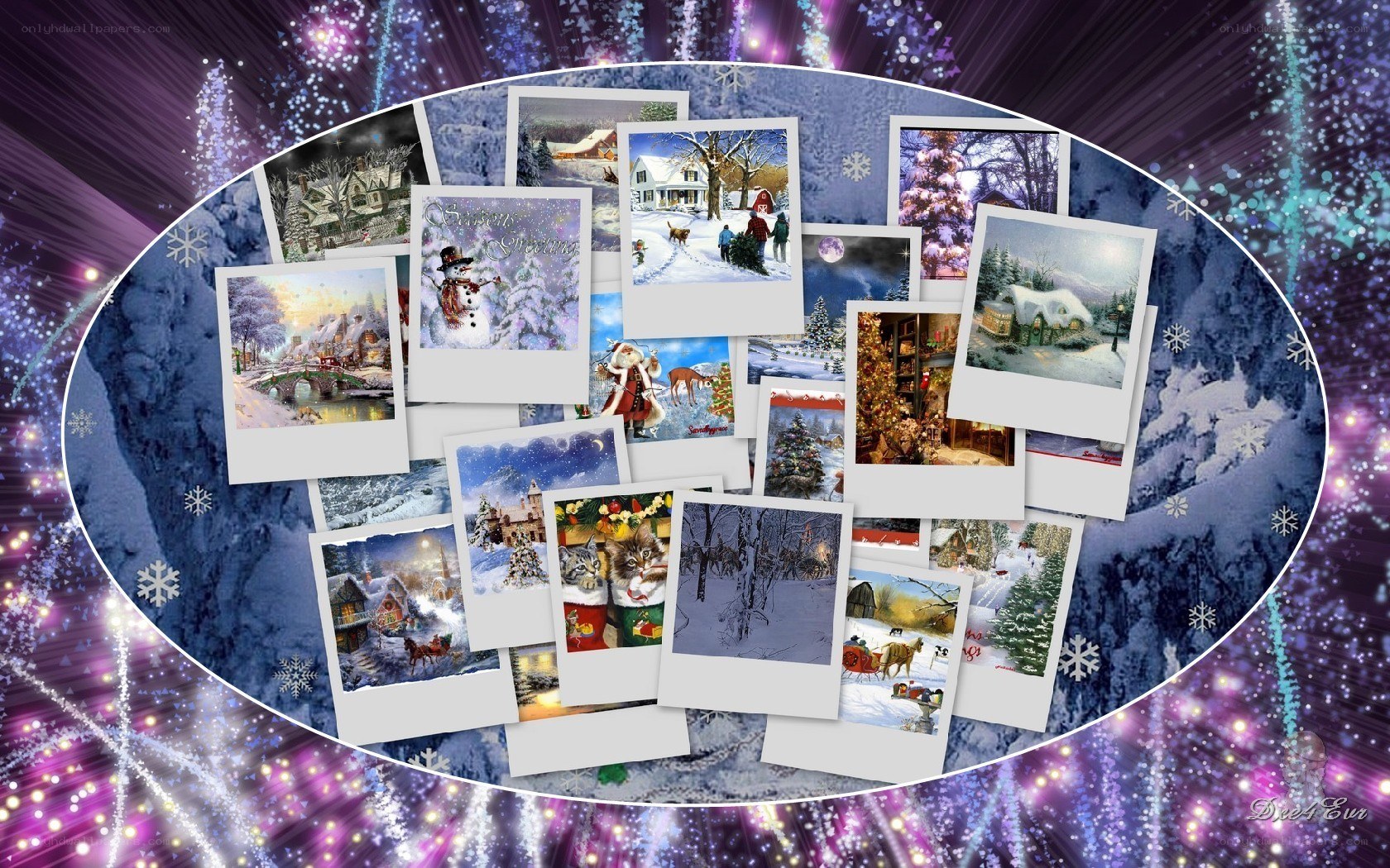 Christmas photo collage
