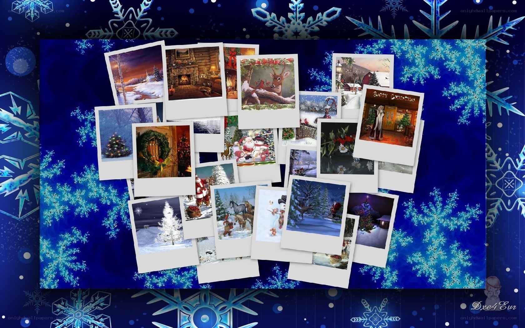 Christmas photo collage