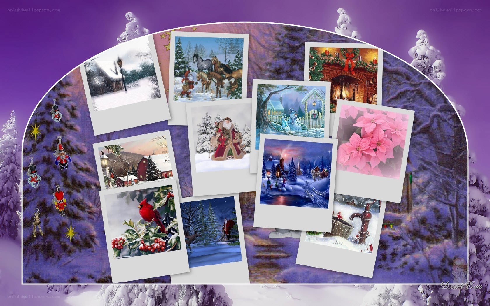 Christmas photo collage