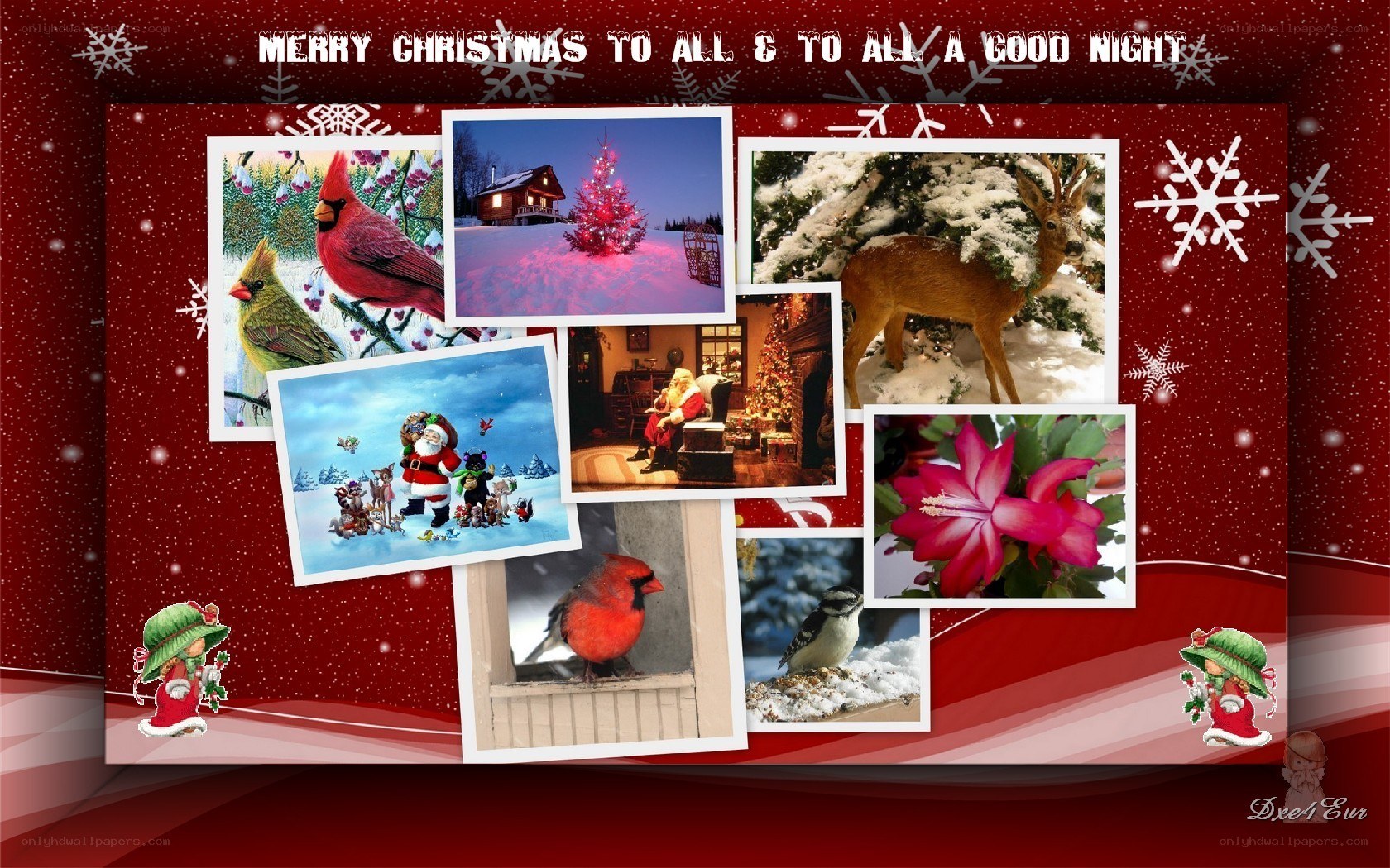 Christmas photo collage