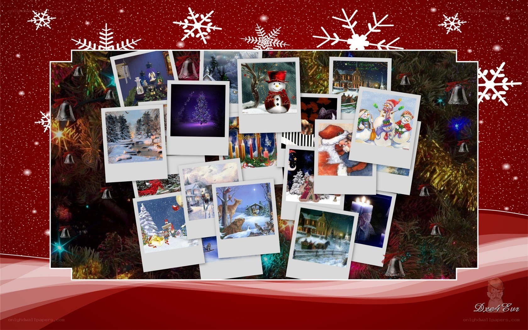 Christmas photo collage