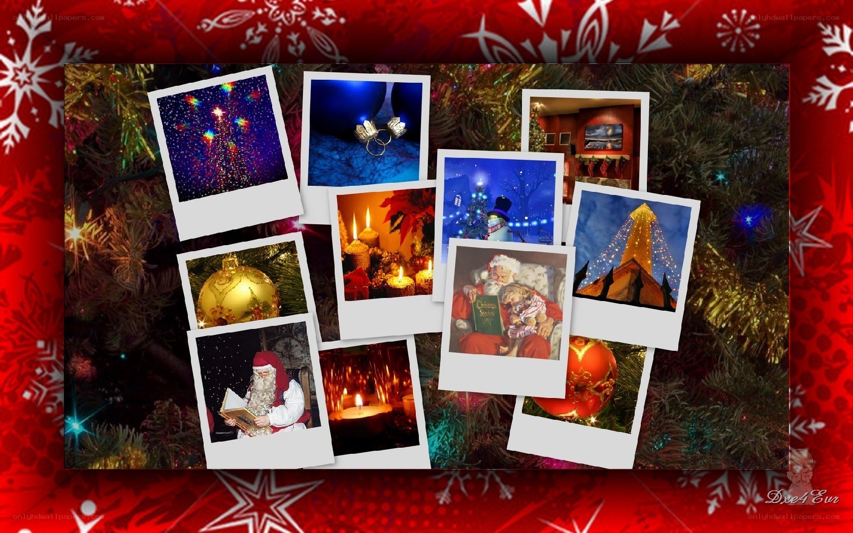 Christmas photo collage