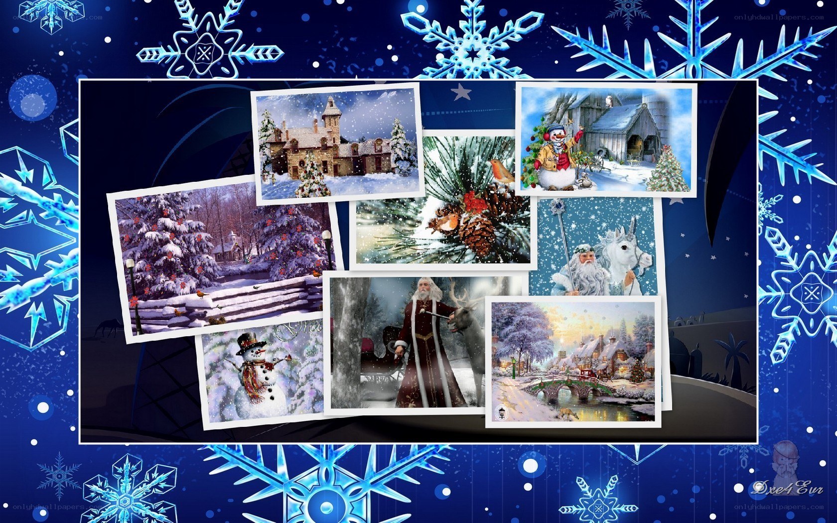 Christmas photo collage