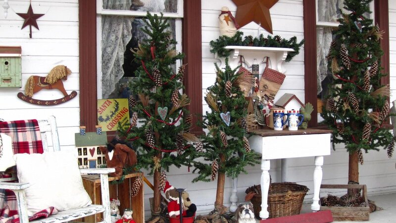 Christmas Porch Display