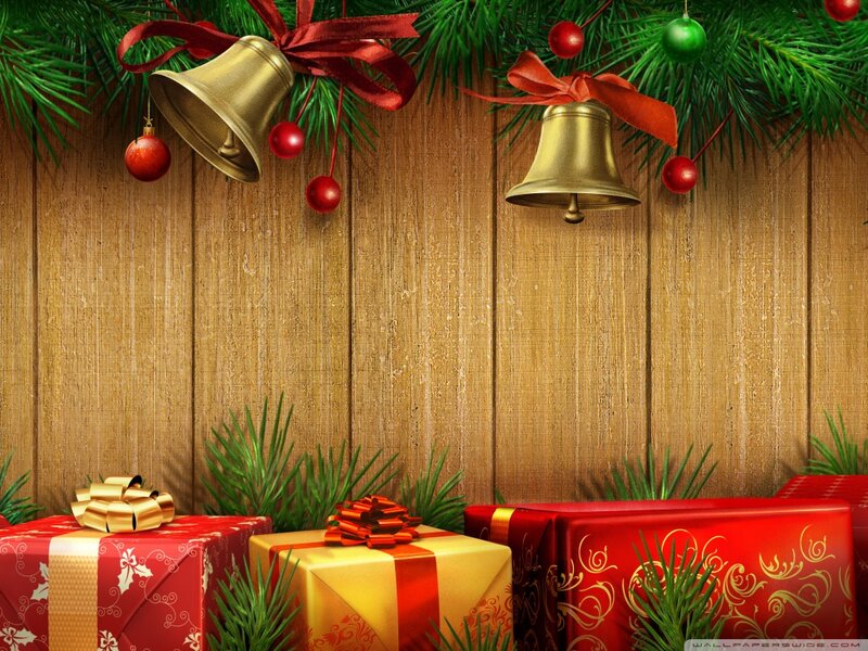 Christmas Presents and Decorations — Red