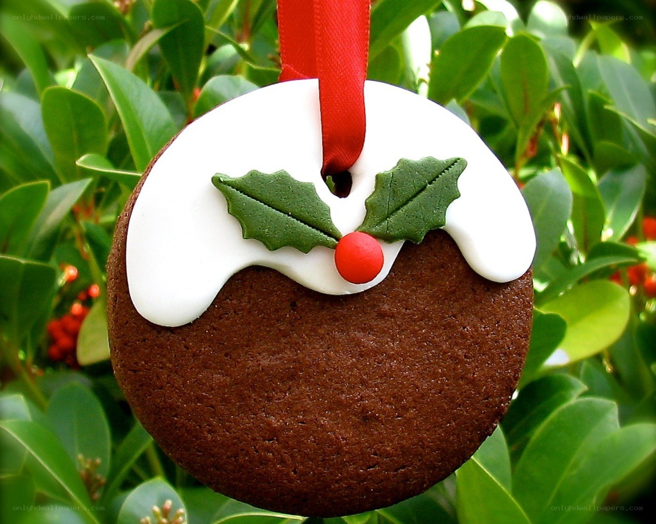 Christmas pudding ornament