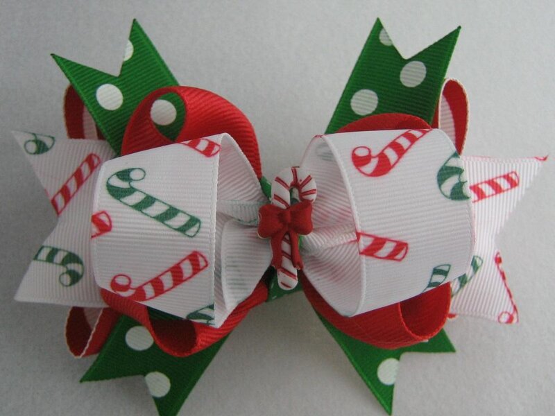 Christmas ribbon bow
