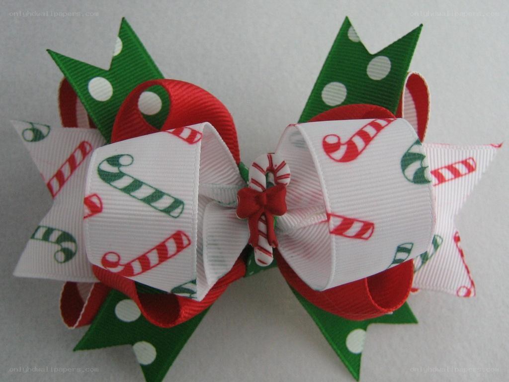 Christmas ribbon bow