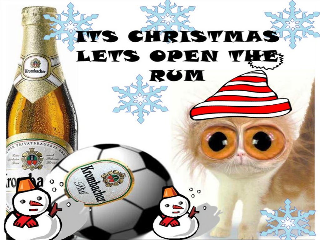 Christmas rum meme