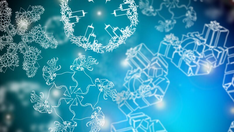 Christmas snowflake patterns